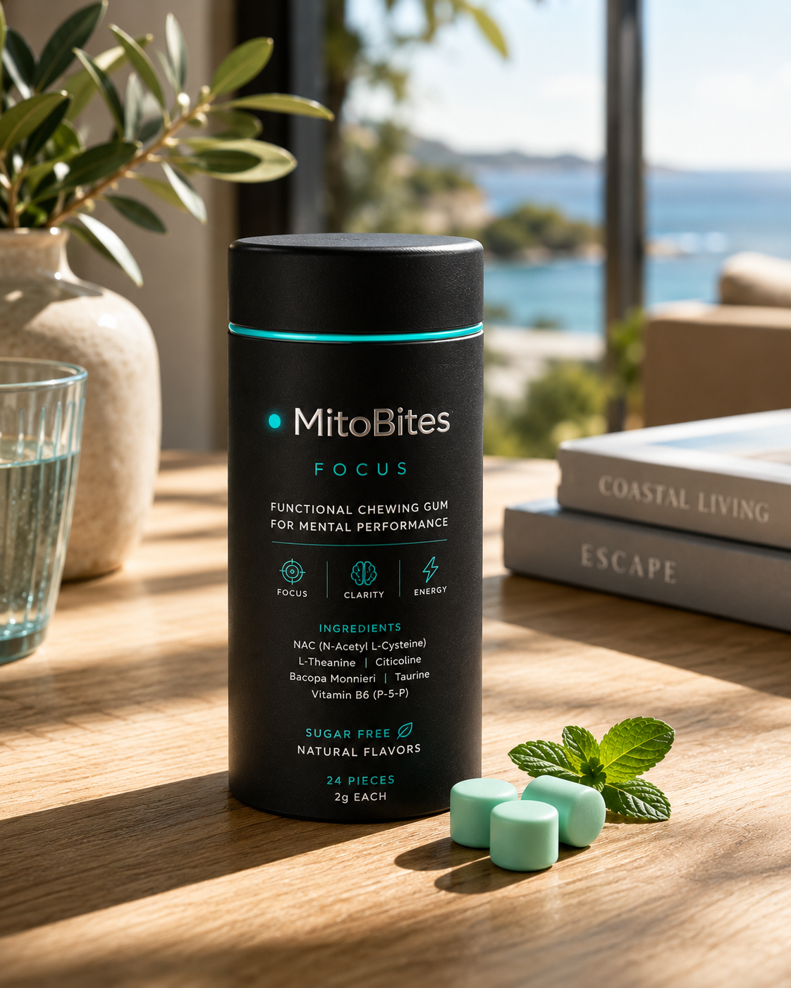 MitoBites Focus functional chewing gum